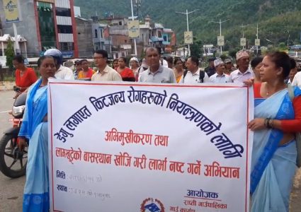 दाङमा हालसम्म ४६ जनामा डेंगु संक्रमण