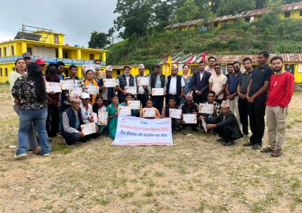 विपद प्रतिकार्यका लागि सामुदायिक पहल सम्बन्धि तालिम तुर्माखाँदमा सम्पन्न