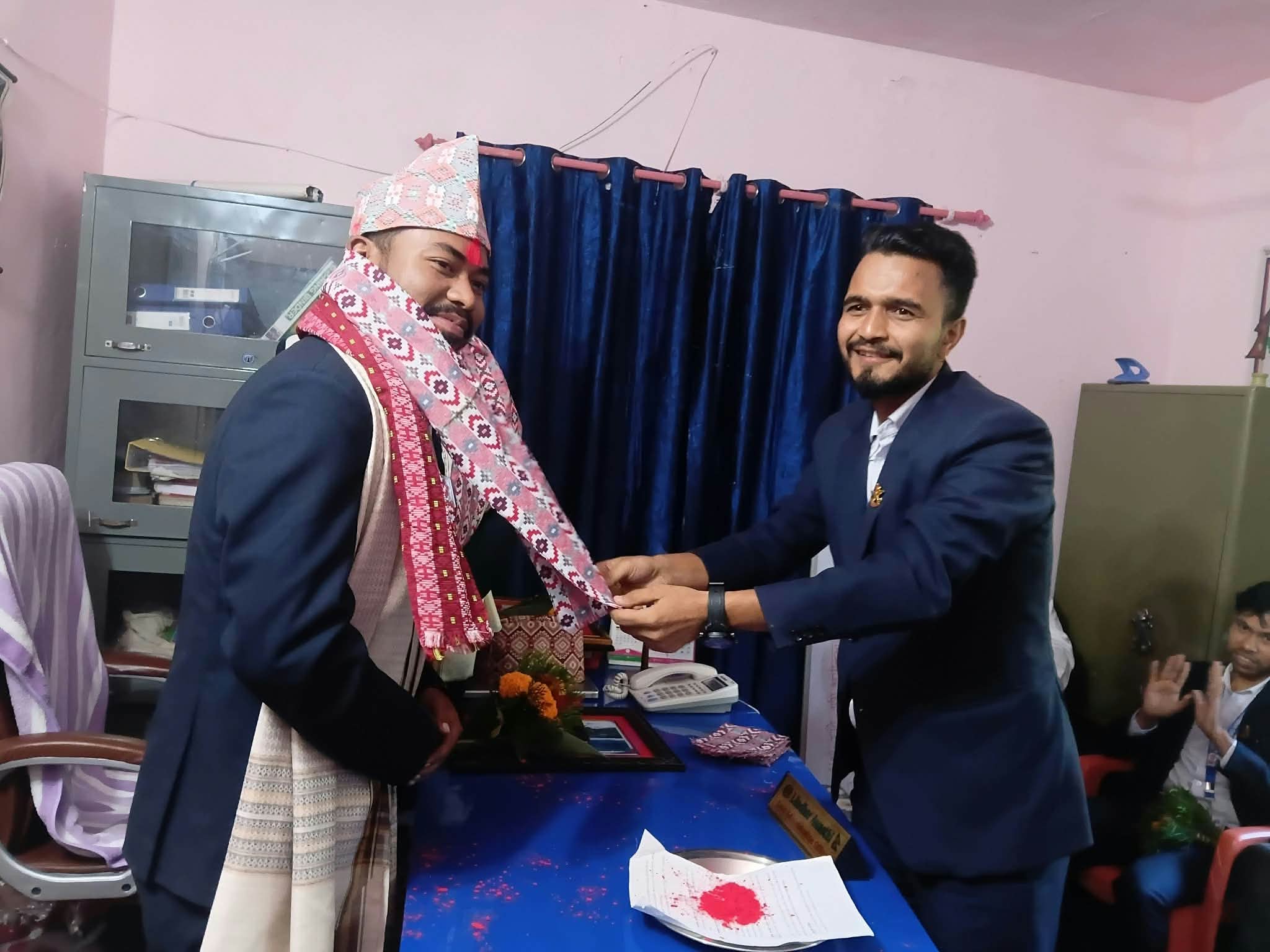 भूमी प्रशासन अधिकृत अवस्थिको विदाई